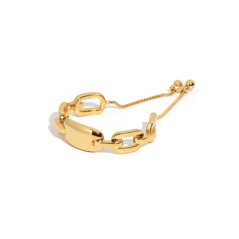 6.5mm Cuban Chain Bracelet, Gold Vermeil, Men's Bracelets